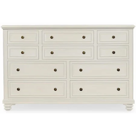 Dresser with Ten Drawers